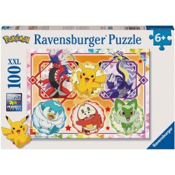 Ravensburger - PokÃ©mon Puzzle, 100 pezzi XXL, 01075