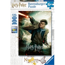 Ravensburger - Puzzle XXL Harry Potter, Idea Regalo per Bambini 6+ Anni, Gioco Educativo e Stimolante, 100 pezzi