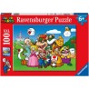 Ravensburger - Puzzle XXL Super Mario, Idea Regalo per Bambini 6+ Anni, Gioco Educativo e Stimolante, 100 pezzi