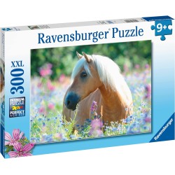 Ravensburger - Cavallo tra i Fiori, 300 Pezzi XXL, Puzzle per Bambini, EtÃ  Raccomandata 9+, Multicolore, 13294