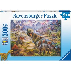 Ravensburger - Giganteschi Dinosauri, 300 Pezzi XXL, Puzzle per Bambini, EtÃ  Raccomandata 9+, Multicolore, One Size, 13295