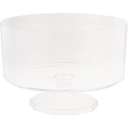 Contenitore plastica tondo, 18 x 13 cm Trasparente 1 pz, 7AM437842-86