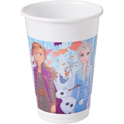 Bicchiere plastica 200 ml Frozen II SUP 8 pz, 5PR93551