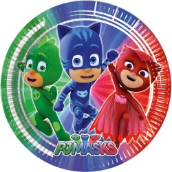 Piatto 23 cm Super Pigiamini - PJ Masks 8 pz, 5PR88630