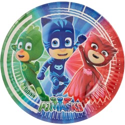 Piatto 20 cm Super Pigiamini - PJ Masks 8 pz, 5PR88631