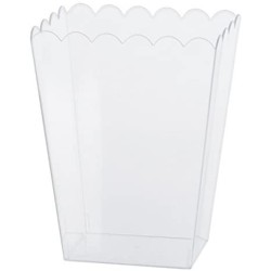 Contenitore plastica rettangolare 15 x 12 x 19 cm Trasparente 1 pz, 7AM437897-86