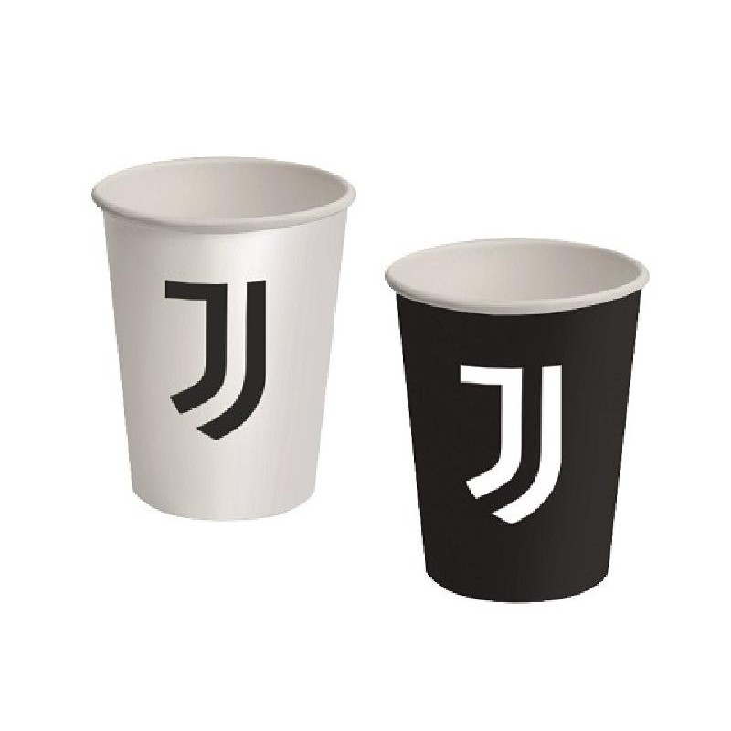 Bicchiere carta 250 ml JUVENTUS, 8 pz, 6B580012