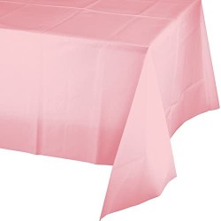 Tovaglia plastica 137 x 274 cm Rosa Pastello 1 pz, 8C014016