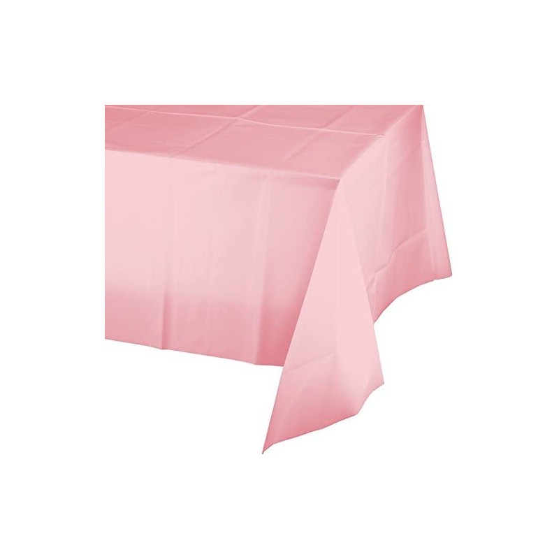 Tovaglia plastica 137 x 274 cm Rosa Pastello 1 pz, 8C014016