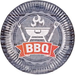 Piatto 23 cm Barbeque 8 pz, 7AM9901855