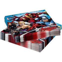 Bigiemme - Procos Tovagliolo 33x33cm Avengers Mighty, 20pz, carta, Multicolore, 5PR87967