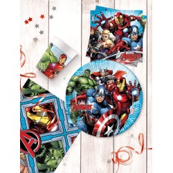 Bigiemme - Procos Tovagliolo 33x33cm Avengers Mighty, 20pz, carta, Multicolore, 5PR87967