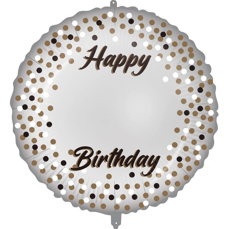 Pallone foil 18&quot; - 45 cm PERSONALISED MILESTONE con PESETTO e NASTRO, 1 pz, 5PR92414