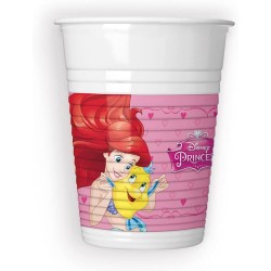 Bicchieri plastica Disney Princess Dreaming (200ml), 8 Pezzi Dream, Multicolore, 93552P