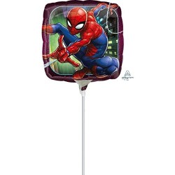 Pallone foil standard 17&quot; - 42 cm Spiderman - Uomo Ragno Animated 1 pz, 7A3466301