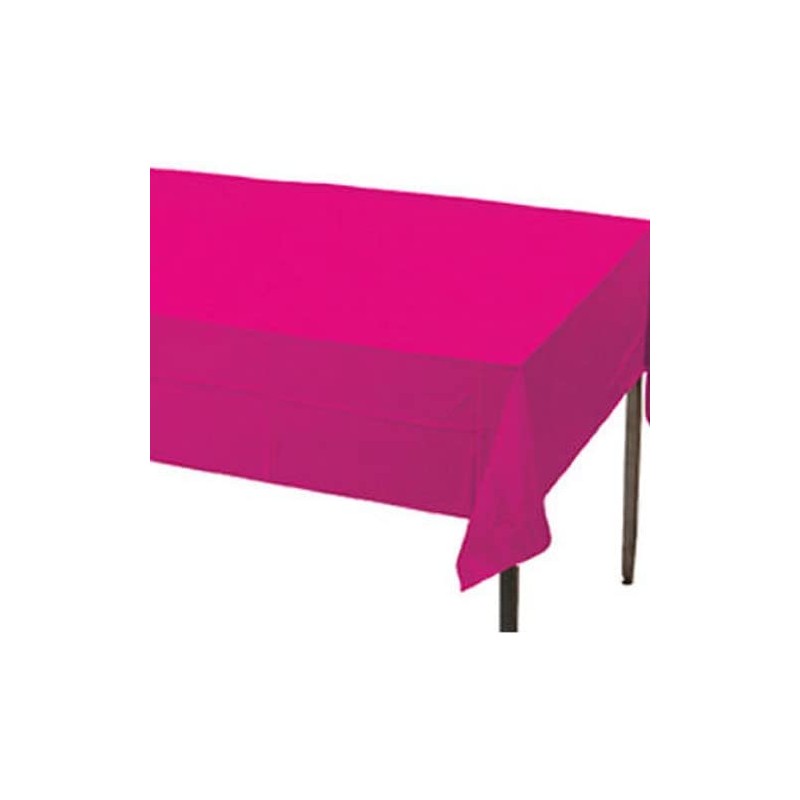 Tovaglia plastica 137 x 274 cm Fuxia Magenta 1 pz, 8C01413