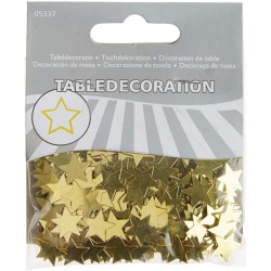 Decorazione da tavola - Coriandoli decorativi stelle dorate - 14 gr , 5FL05337