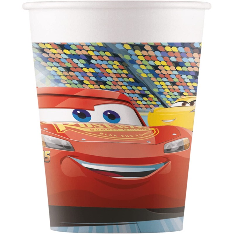 Bicchiere carta 200 ml Cars 3 SUP, 8 pz, 5PR93472