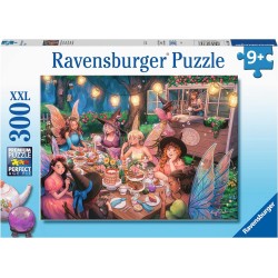 Ravensburger - Puzzle Merenda tra fate, 300 Pezzi XXL, EtÃ  Raccomandata 9+ Anni