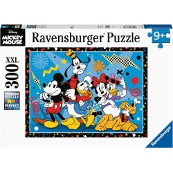 Ravensburger - Puzzle XXL Disney Topolino &amp; Friends, Idea Regalo per Bambini 9+ Anni, Gioco Educativo e Stimolante, 300 pezz