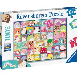 Ravensburger - Puzzle Squishmallows 100 Pezzi XXL, EtÃ  Raccomandata 6+ Anni