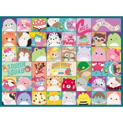 Ravensburger - Puzzle Squishmallows 100 Pezzi XXL, EtÃ  Raccomandata 6+ Anni