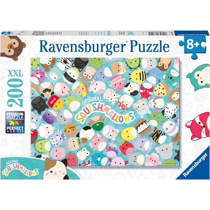 Ravensburger - Puzzle 200 pz. XXL Squishmallows 8+, 13392