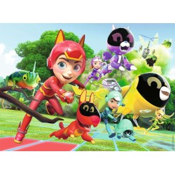 Ravensburger - Puzzle XXL Petronix Defenders, Idea Regalo per Bambini 6+ Anni, Gioco Educativo e Stimolante, 100 pezzi