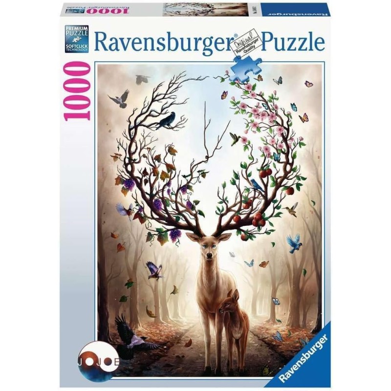 Ravensburger - Puzzle Cervo Magico, 1000 Pezzi, Puzzle Adulti e Ragazzi, Idea Regalo per Lei o Lui, 70x50 cm