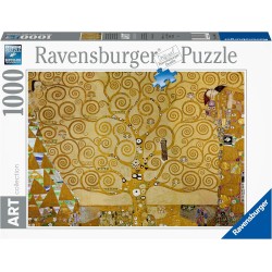 Ravensburger - Puzzle Klimt l Albero della Vita, 1000 Pezzi, Puzzle Arte per Adulti e Ragazzi, Quadri Famosi da Esporre, Idea Re