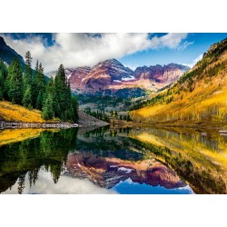 Ravensburger - Puzzle Aspen, Colorado, Collezione Beautiful Mountains, 1000 Pezzi, Idea regalo, per Lei o Lui, Puzzle Adulti