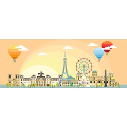 Ravensburger - Puzzle Un giorno a Parigi, Collezione Panorama, 1000 Pezzi, Idea regalo, per Lei o Lui, Puzzle Adulti