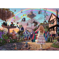 Ravensburger - Puzzle Il circo magico, 1000 Pezzi, Idea regalo, per Lei o Lui, Puzzle Adulti