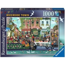 Ravensburger - Puzzle Lungo il fiume, 1000 Pezzi, Puzzle Adulti