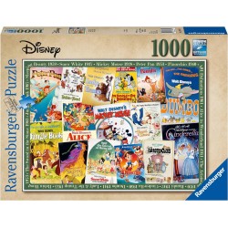 Ravensburger - Puzzle Disney Vintage Movie Post per Adulti e Ragazzi, 1000 Pezzi, Idea Regalo per Lei o Lui, 70x50 cm