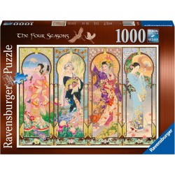 Ravensburger - Puzzle Le quattro stagioni, 1000 Pezzi, Idea regalo, per Lei o Lui, Puzzle Adulti