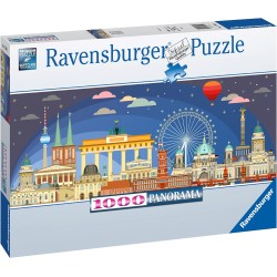 Ravensburger - Puzzle Berlino di notte, 1000 Pezzi, Idea regalo, per Lei o Lui, Puzzle Adulti