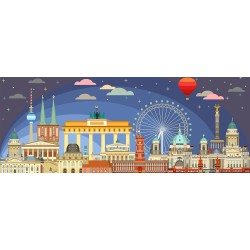 Ravensburger - Puzzle Berlino di notte, 1000 Pezzi, Idea regalo, per Lei o Lui, Puzzle Adulti