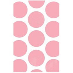 Amscan - Sacchetto per Caramelle Pois Rosa Chiaro, 10 pz, FBM37755019