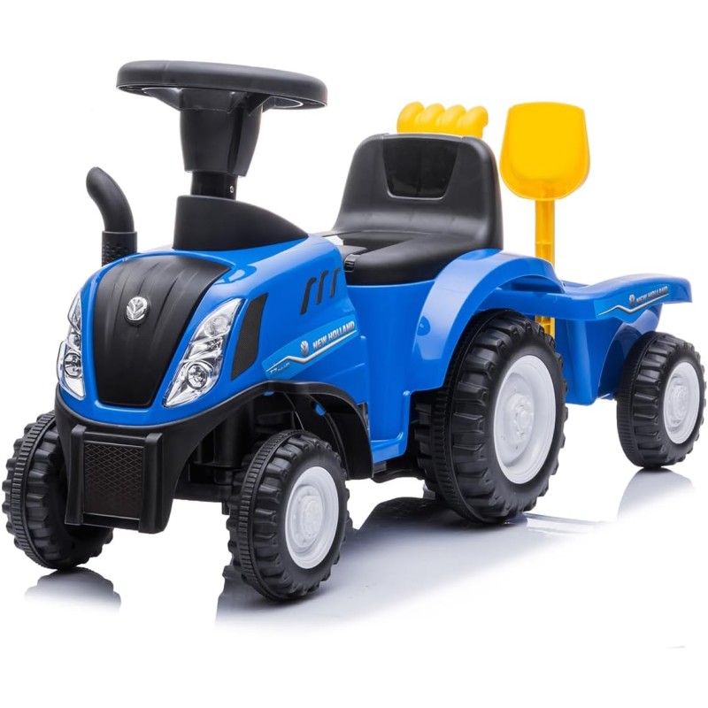 Sport1 - Trattore con rimorchio Ride-on. Trattore Giocattolo per Bambini 1 Anno-3 Anni. Trattore con Volante per Bambini, Suoni,