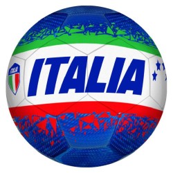 Pallone Calcio Italia in Cuoio, Misura 5, due modelli in assortimento