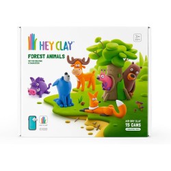 Hey Clay - Animals Basic Set Animali Foresta, Expansion Big, 705600521