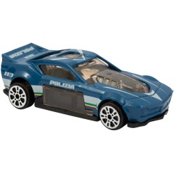 Giochi Preziosi - Polizia - 3 Veicoli Die Cast Della Polizia Mod1 A Ruota Libera In Scala 1:64 Livrea Originale Della Polizia E 