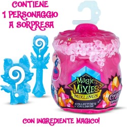 Giochi Preziosi - Magic Mixies Mixlings - Single Pack Crystal Woods Mini Calderone Con Nuove Funzioni Magiche Tutte Da Scoprire 