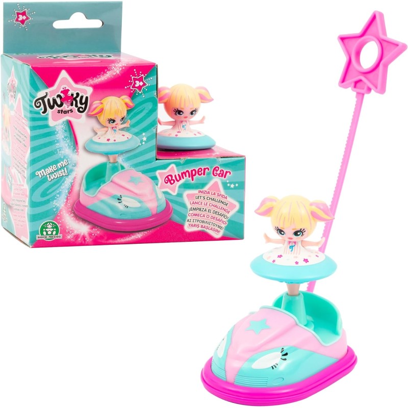 Giochi Preziosi - TWIKY Stelle, ballerina da 6 cm, vorticoso la tua ballerina con il suo veicolo, modello casuale, per bambini d