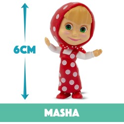 Giochi Preziosi - Masha E Orso - Set Composto Da 6 Personaggi Della Famosa Serie Tv Alti dai 5 Ai 7 Cm Ed 1 Esclusivo A Sorpresa