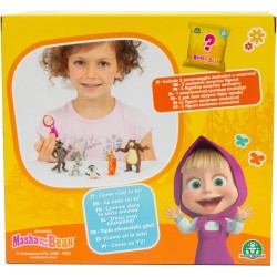 Giochi Preziosi - Masha E Orso - Set Composto Da 6 Personaggi Della Famosa Serie Tv Alti dai 5 Ai 7 Cm Ed 1 Esclusivo A Sorpresa