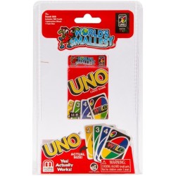 Giochi Preziosi - World s Smallest Uno Il Gioco Di Carte PiÃ¹ Conosciuto, PiÃ¹ Piccolo Di Sempre Si PuÃ² Tenere Anche In Tasca, 