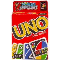 Giochi Preziosi - World s Smallest Uno Il Gioco Di Carte PiÃ¹ Conosciuto, PiÃ¹ Piccolo Di Sempre Si PuÃ² Tenere Anche In Tasca, 