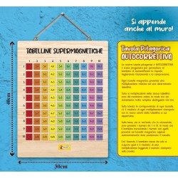 Lisciani Giochi - I m a Genius Tabelline Supermagnetiche, 105502